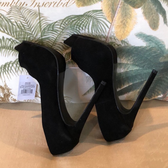 Xhilaration Liora Open Toe Heels/ Size: 6.5 /Black - Picture 7 of 9